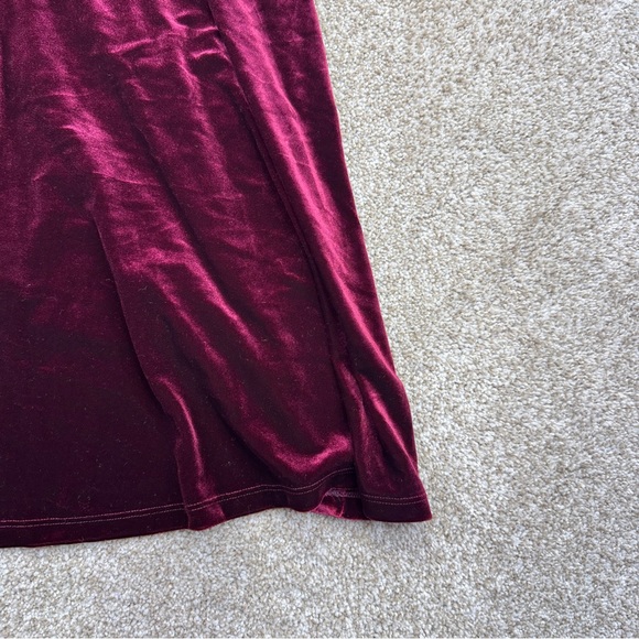 New Charter Club Velvet Rose Dress Womens Pet M Casual Elegance - Picture 4 of 14